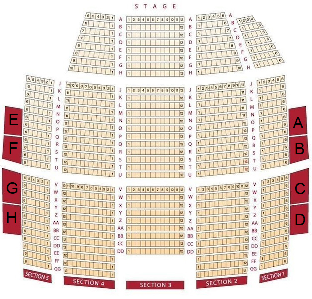 Lorain Palace Theater Seating Chart