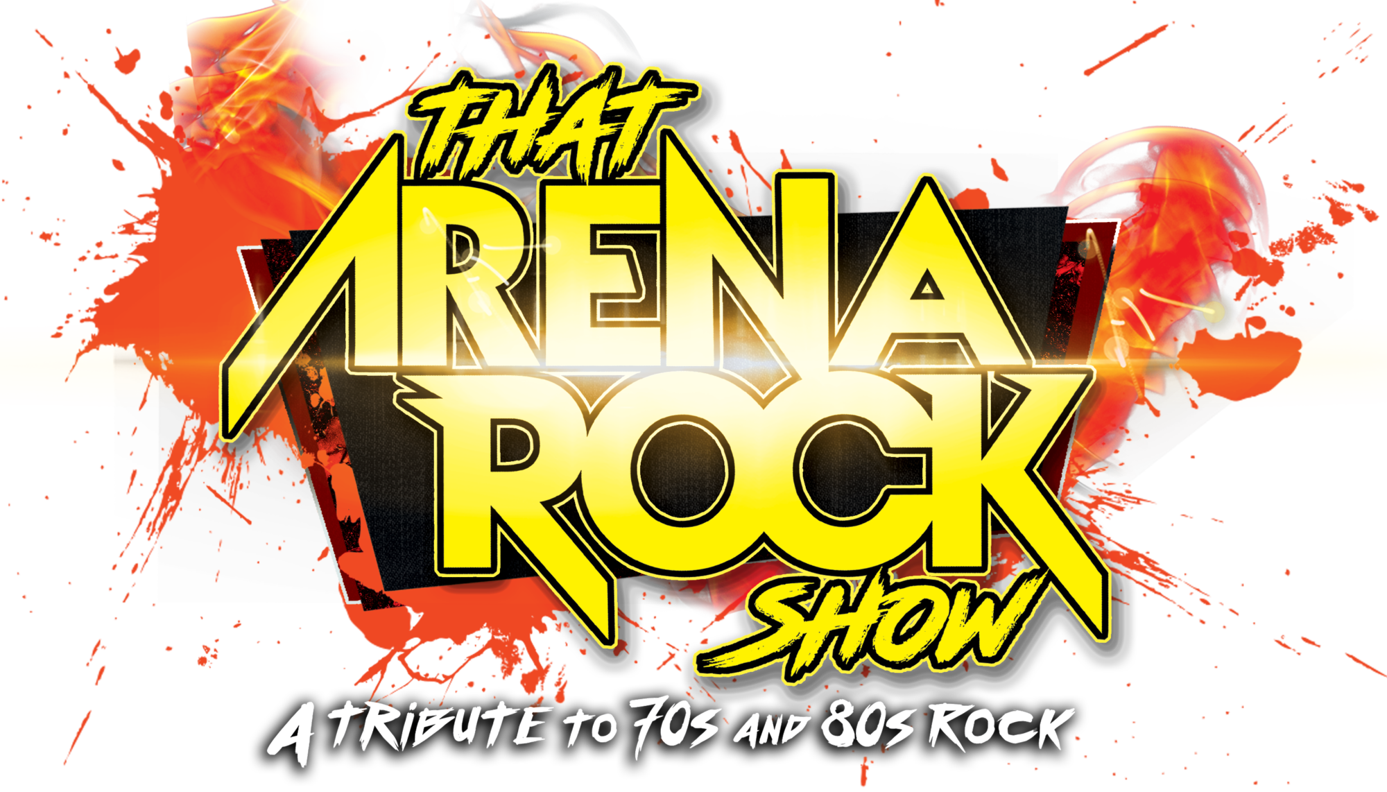 A poster of the show that arena rock.