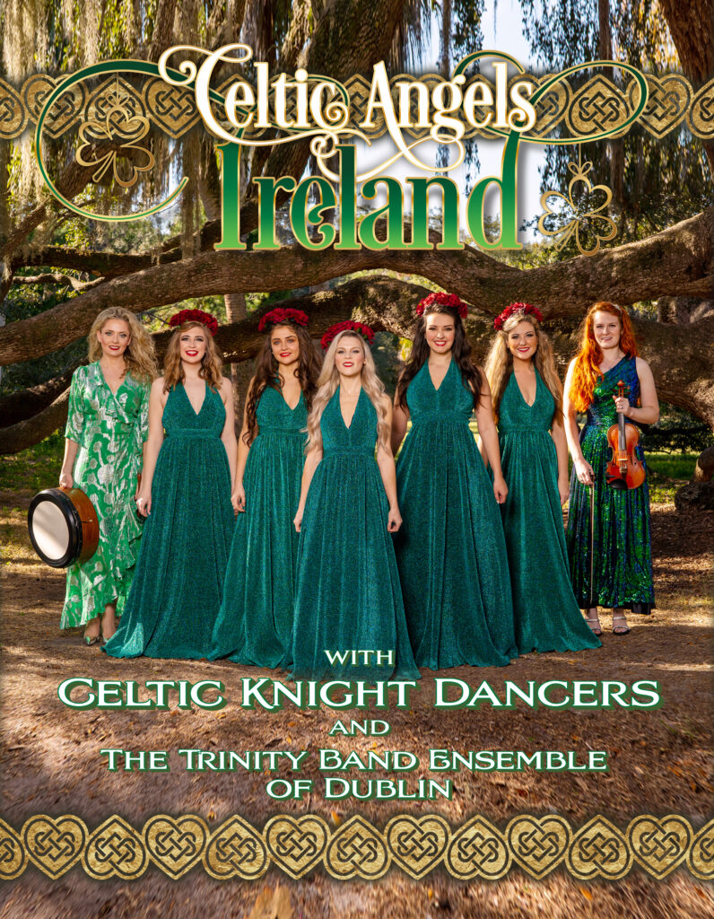 A poster of the celtic angels and ireland