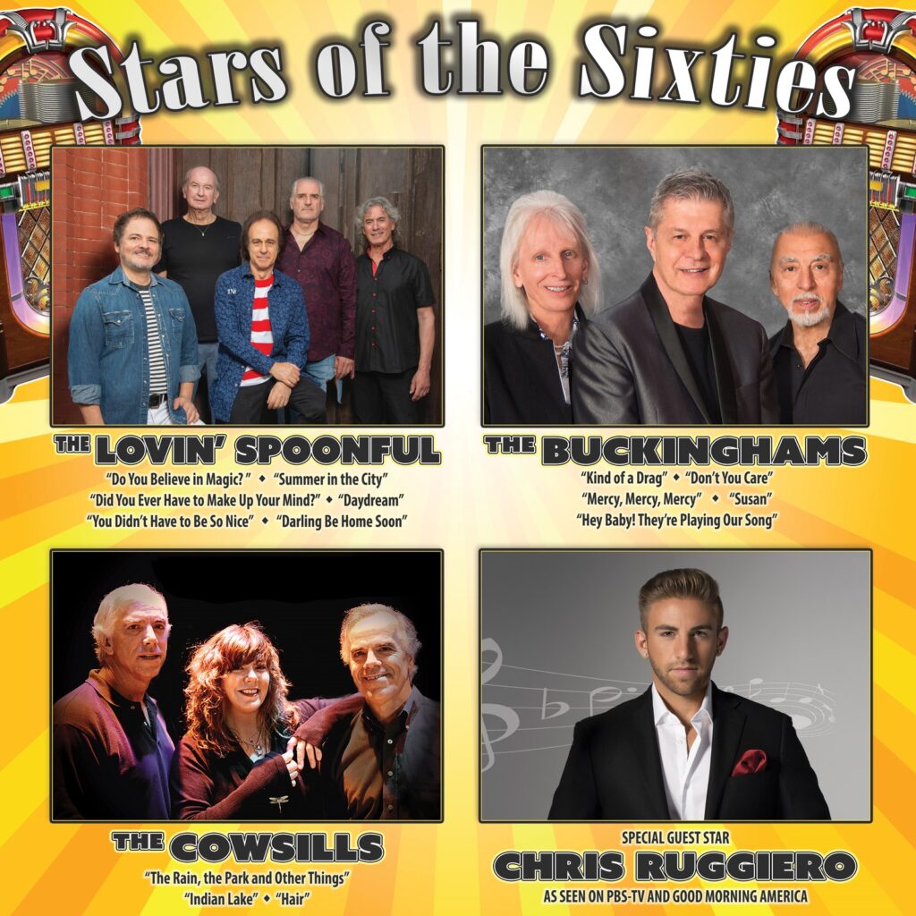 Stars of the Sixties - Friday September 13th at 7:30 PM - $37/$47/$57/$69