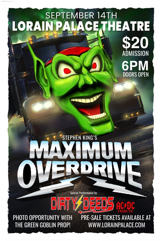 Maximum Overdrive & Dirty Deeds - Saturday September 14th at 6:00 PM - $20/$30 Day Of