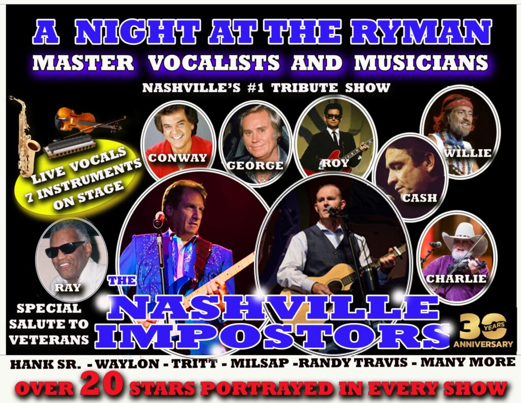 A Night at the Ryman: The Nashville Imposters - Friday October 11th at 7:00 PM - $15/$20/$25