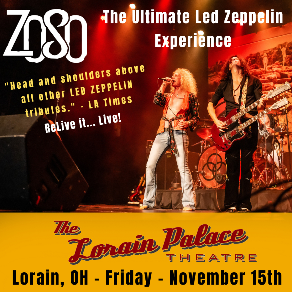 Zoso The Ultimate Led Zeppelin Experience - Friday November 15th at 8:00 PM - $25/$30/$40