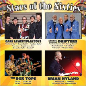 Stars of the Sixties - Friday April 4th at 7:30 PM - $37/$47/$57/$69